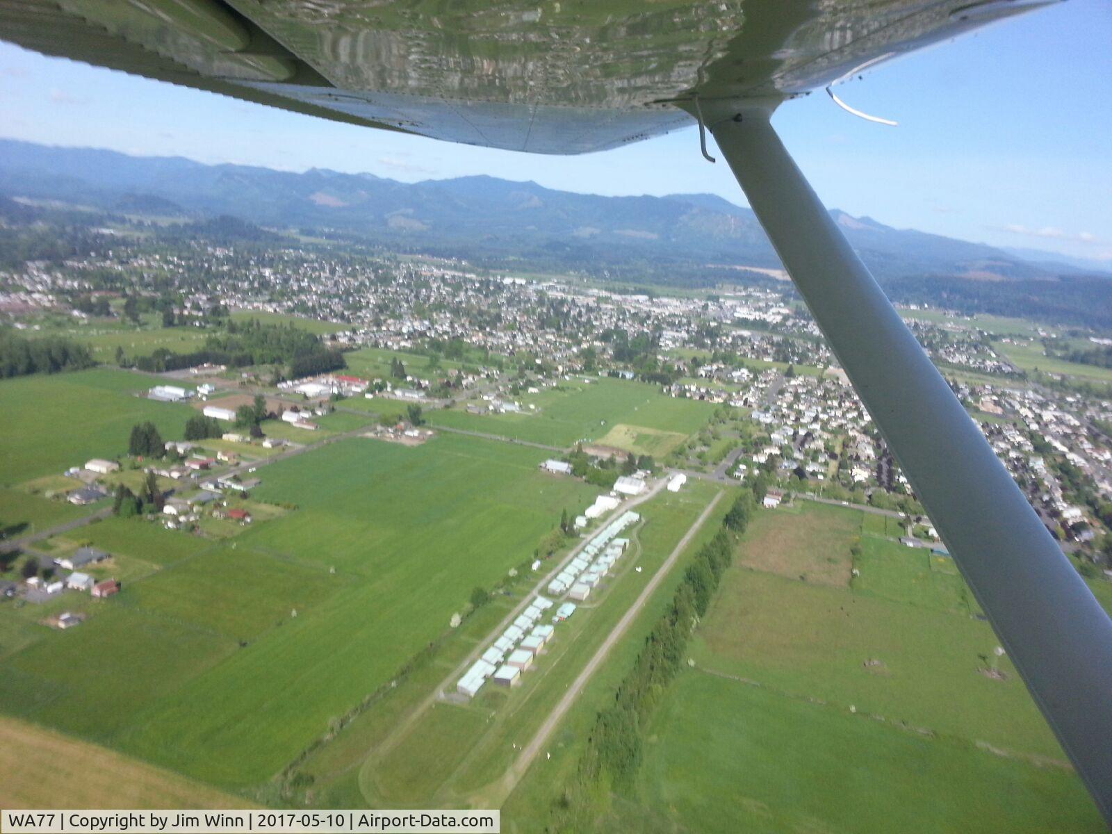 Enumclaw Airport (WA77) - Taken from the West 