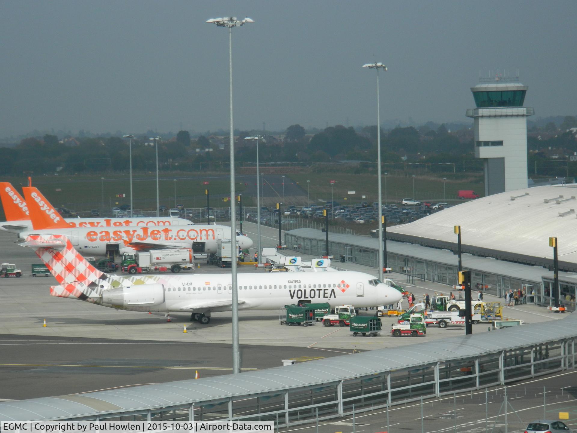London Southend Airport, Southend-on-Sea, England United Kingdom (EGMC) - Taken from Holiday Inn on a Saturday afternoon, October 2015