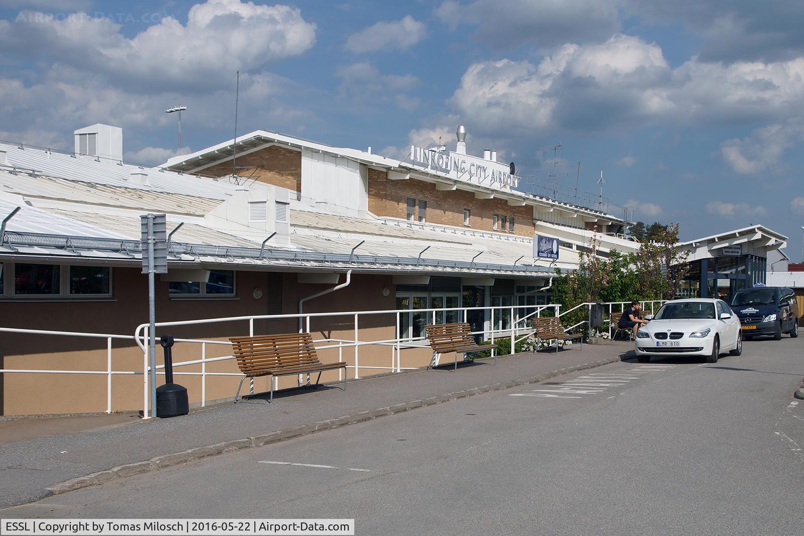 Linköping-Saab Airport, Linköping Sweden (ESSL) - Entrance to the airport 