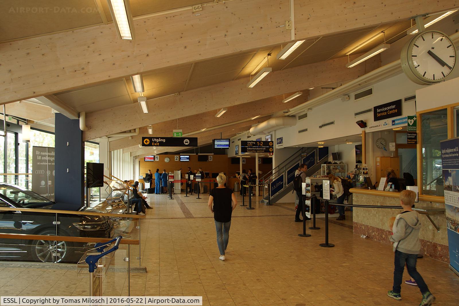 Linköping-Saab Airport, Linköping Sweden (ESSL) - Inside the terminal at Linköping City Airport