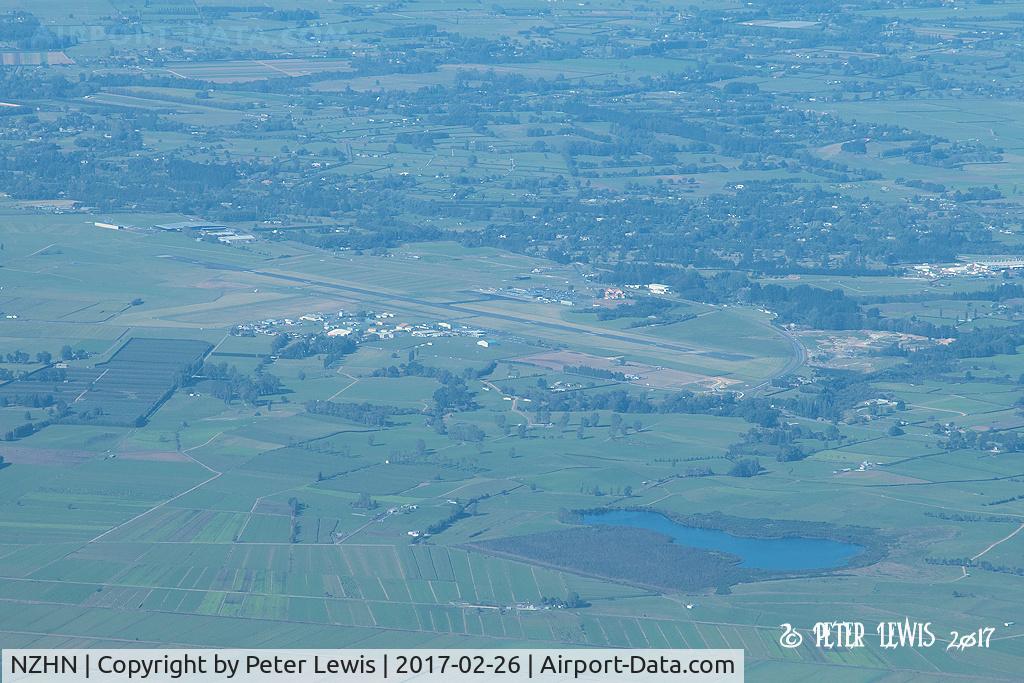 Hamilton International Airport, Hamilton New Zealand (NZHN) - Hamilton airport viewed from the west