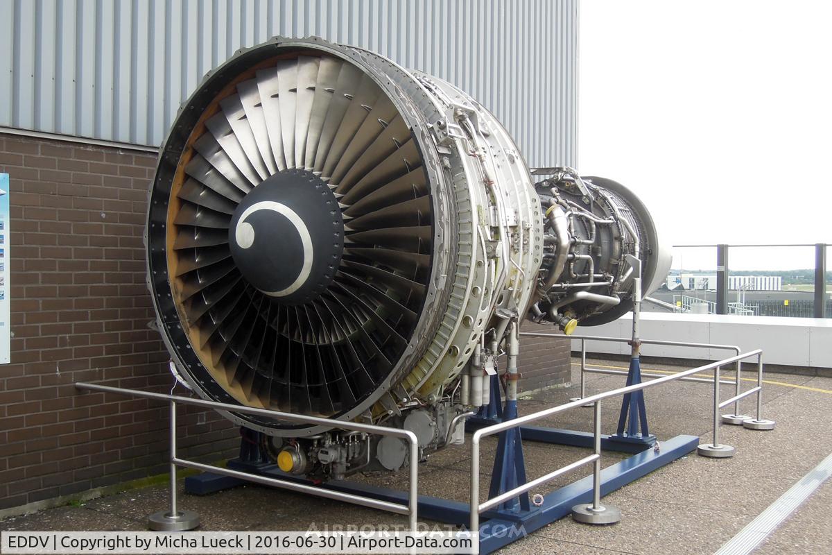 Hanover/Langenhagen International Airport, Hanover Germany (EDDV) - GE-Engine CF6-50C2 on the viewing terrace at HAJ