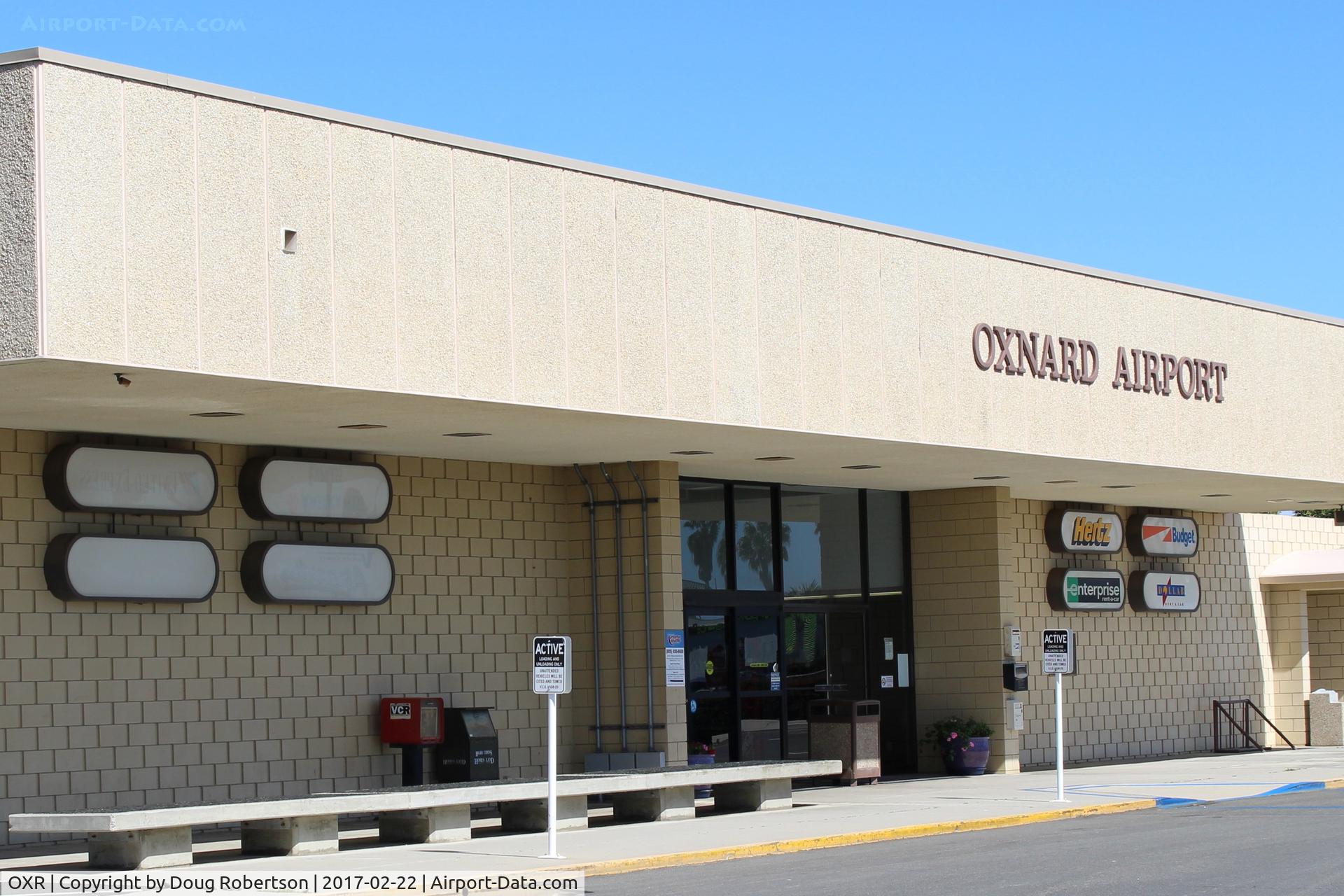 Oxnard Airport (OXR) - OXR Terminal, no commuter flights as of June 2010, reasons? pilot shortage, 19 pax commuter aircraft going out of service, fare rate hikes-per Ventura County Airports Mgr.