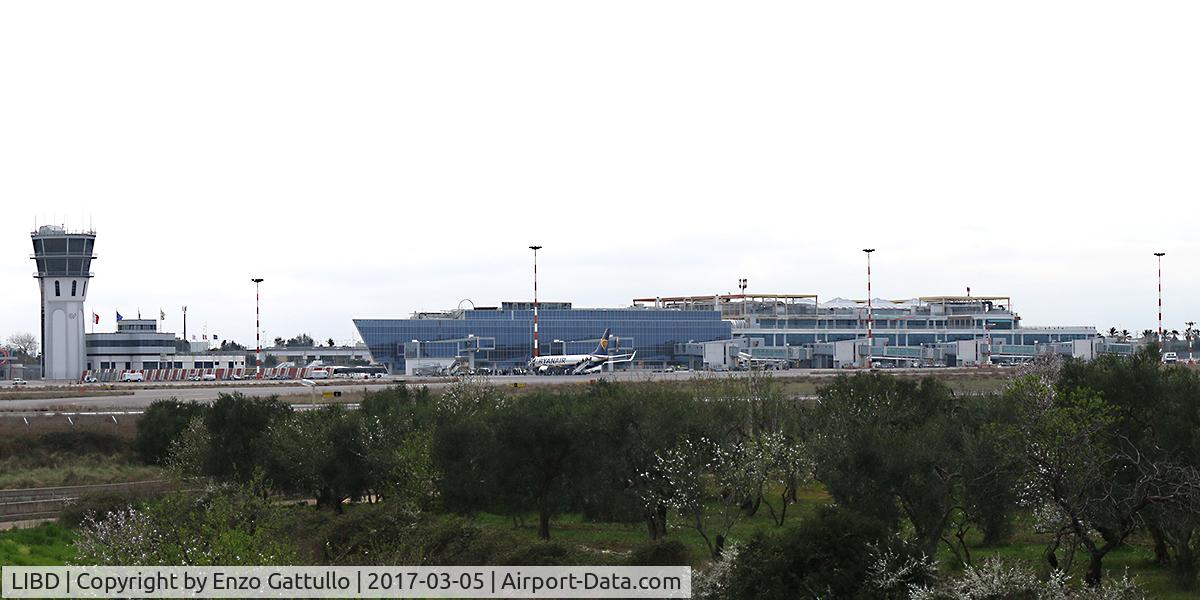 Palese Macchie Airport, Bari Italy (LIBD) - Terminal and tower
