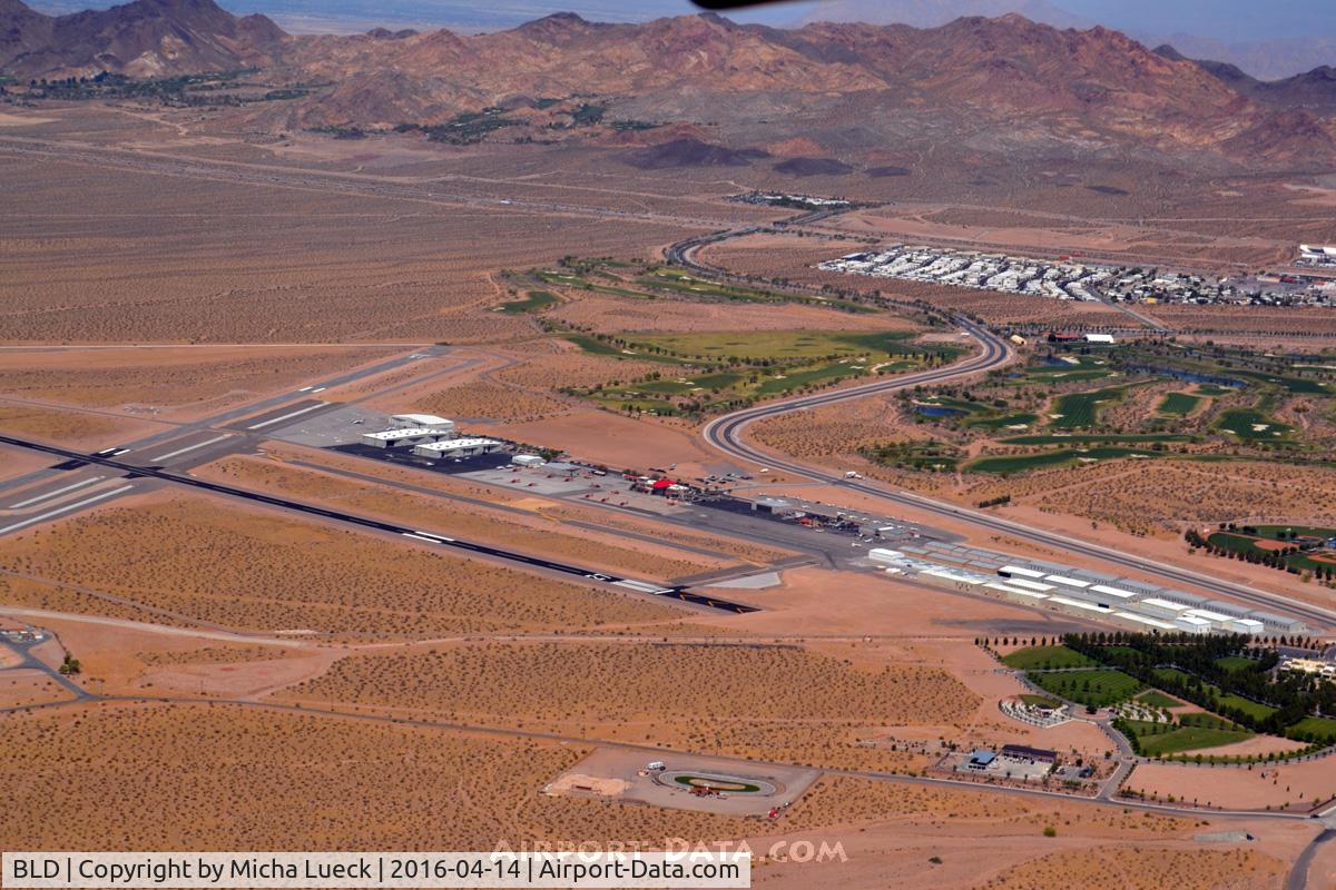Boulder City Municipal Airport, Boulder City, Nevada United States (BLD) - Boulder, Nevada (taken from N228SA)