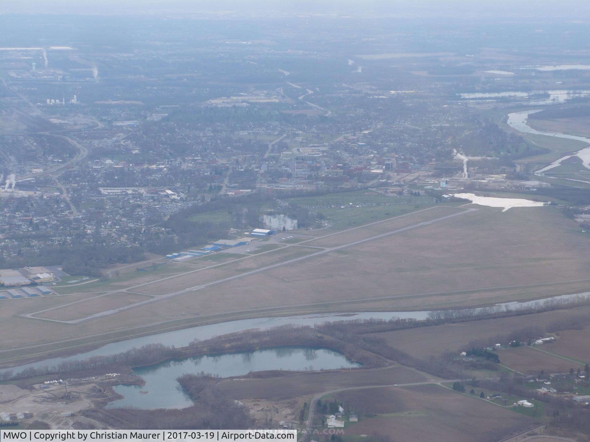 Middletown Regional/hook Field Airport (MWO) - Hook Field taken from a Piper J-3 Cub