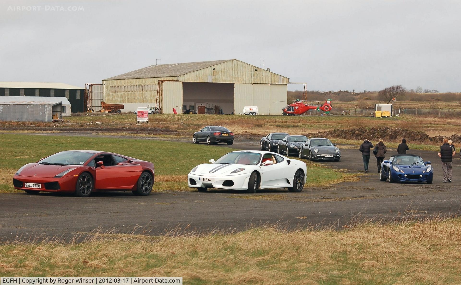 Swansea Airport, Swansea, Wales United Kingdom (EGFH) - Experience Limits performance cars track day.