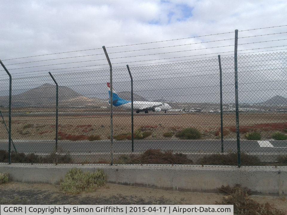Arrecife Airport (Lanzarote Airport), Arrecife Spain (GCRR) - Luxair 737-800 taken at GCRR 