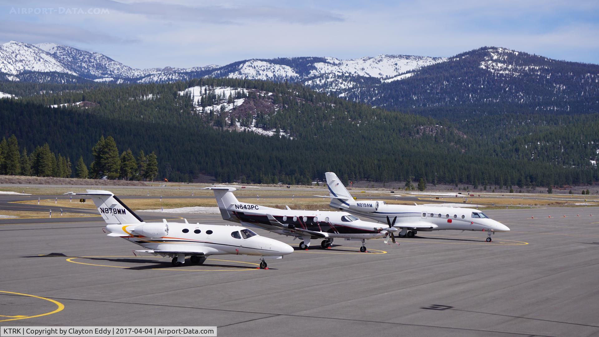 Truckee-tahoe Airport (TRK) - Truckee Airport ramp. 2017.