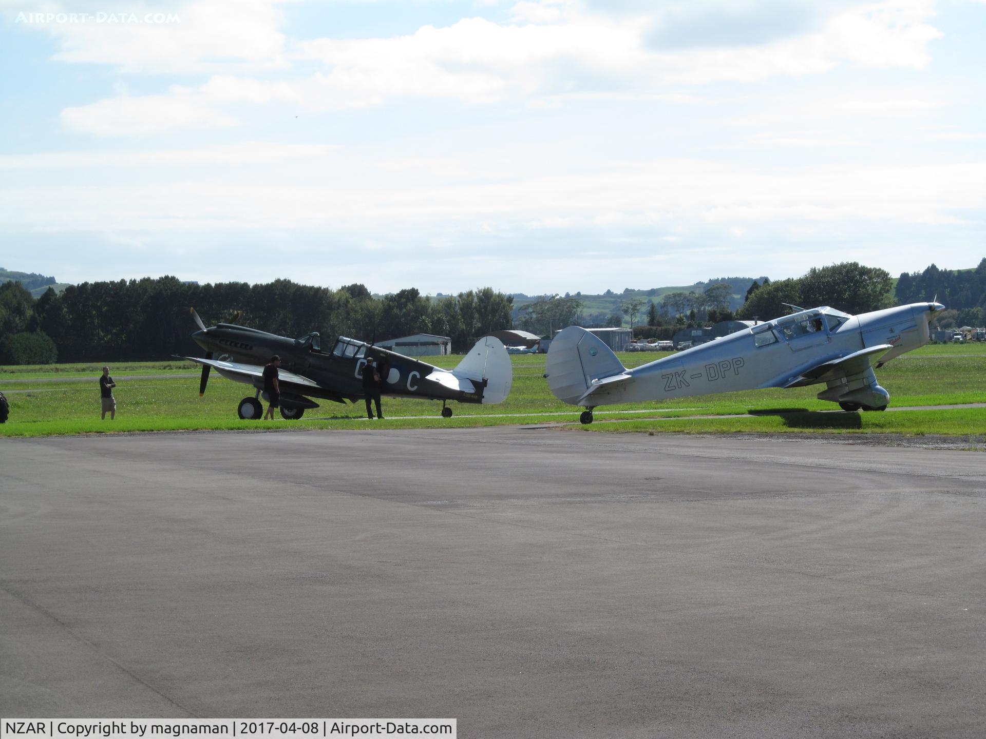 Ardmore Airport, Auckland New Zealand (NZAR) - couple of oldies outside 