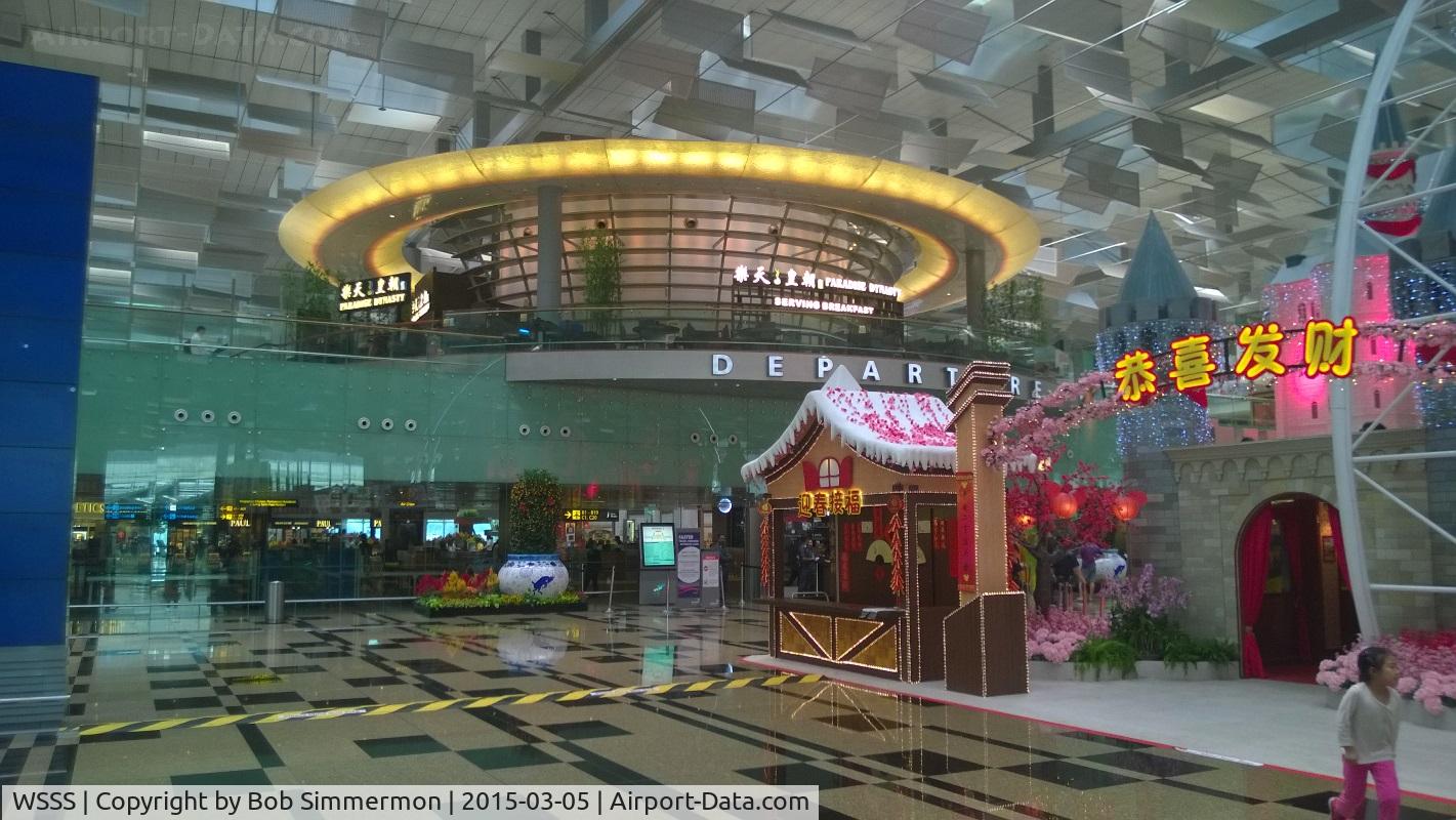 Singapore Changi Airport, Changi Singapore (WSSS) - Entrance to international departures