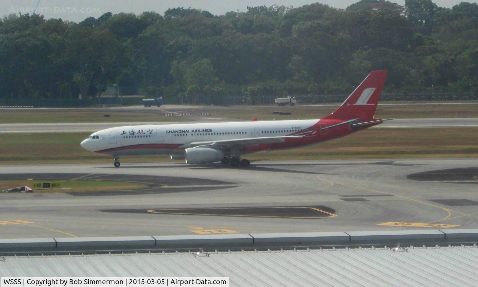 Singapore Changi Airport, Changi Singapore (WSSS) - Shanghai Airlines arrival at Changi Airport