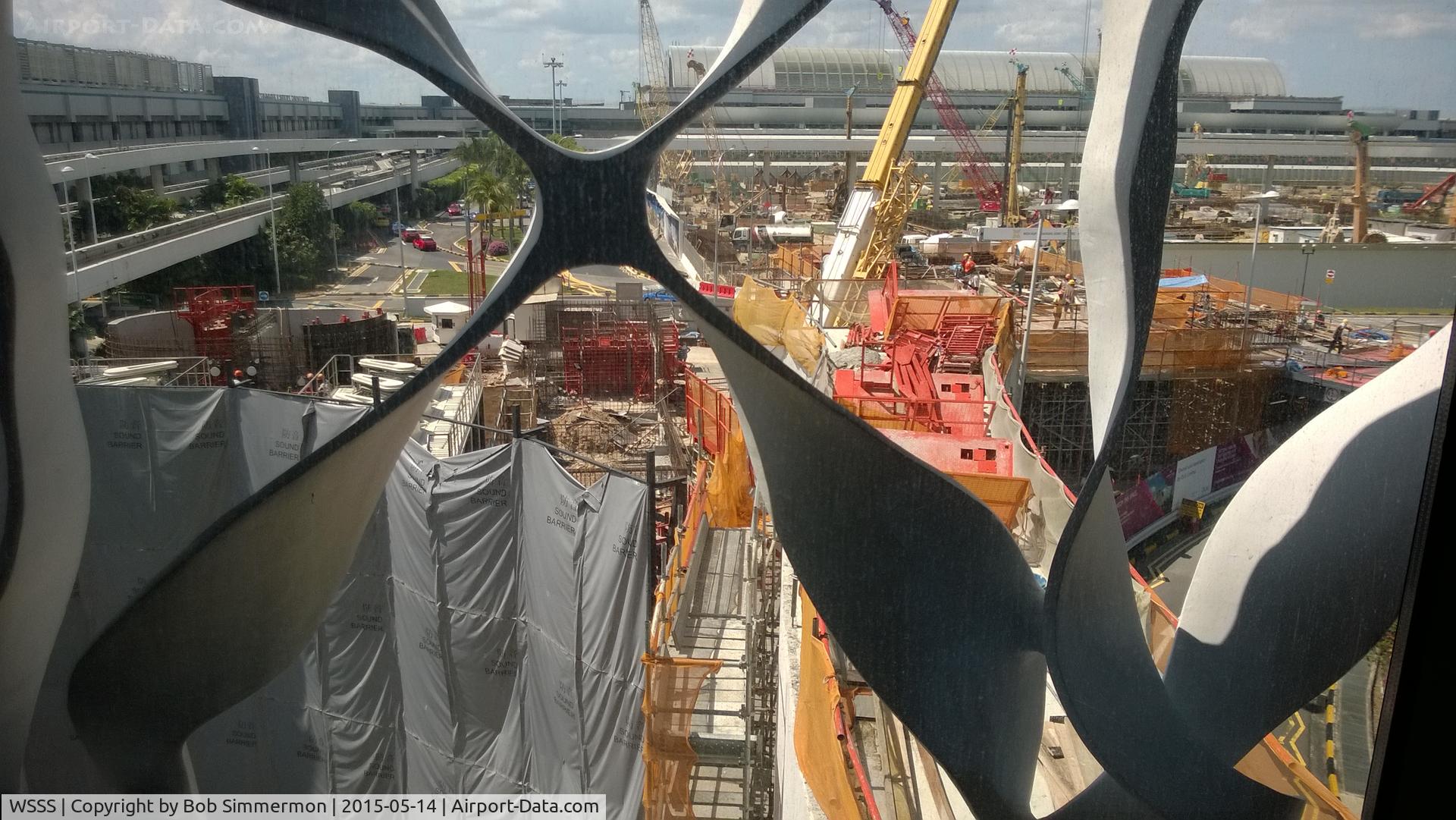 Singapore Changi Airport, Changi Singapore (WSSS) - New construction going at at Changi Airport
