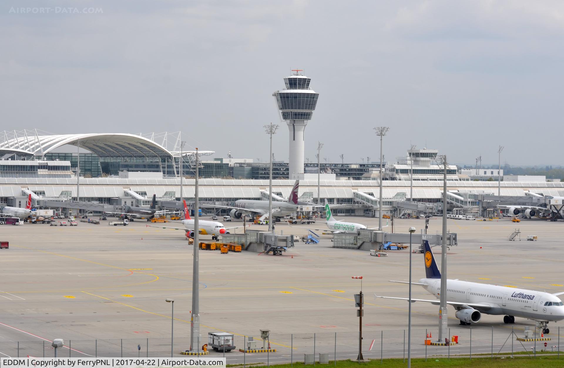 Munich International Airport (Franz Josef Strauß International Airport), Munich Germany (EDDM) - View from the visitor center at MUC