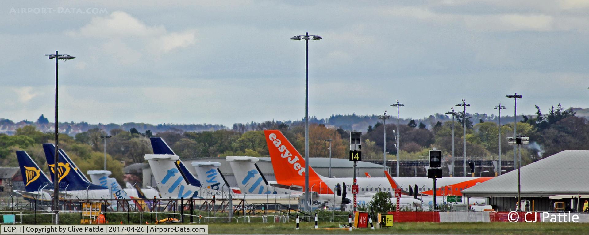 Edinburgh Airport, Edinburgh, Scotland United Kingdom (EGPH) - Tails at EDI