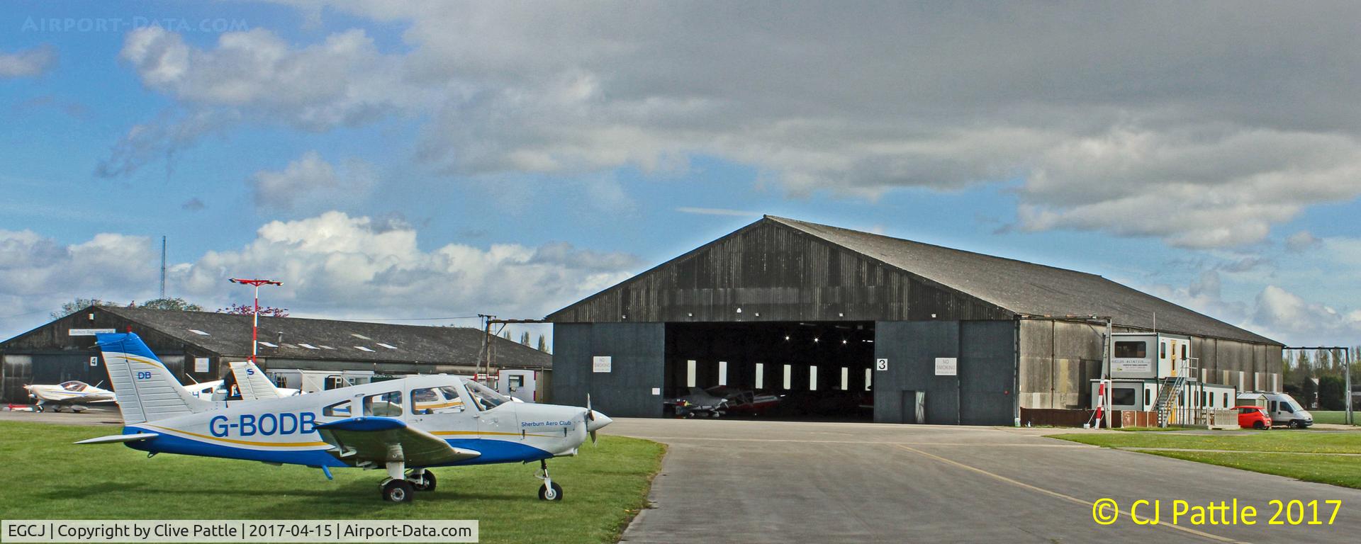 Sherburn-in-Elmet Airfield Airport, Sherburn-in-Elmet, England United Kingdom (EGCJ) - Airfield view at EGCJ