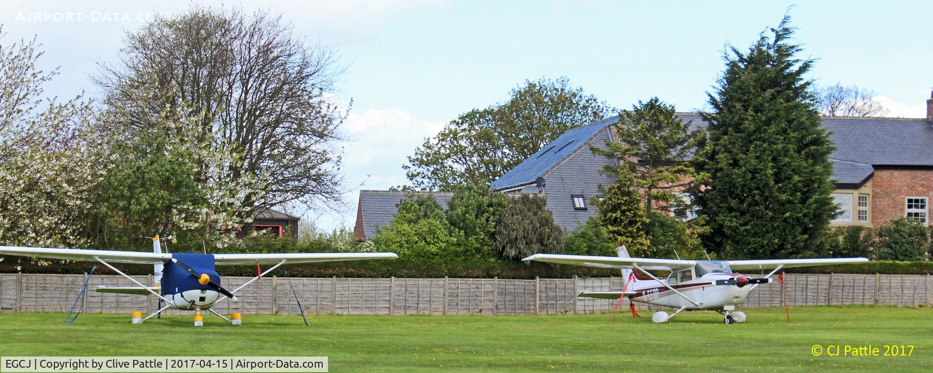 Sherburn-in-Elmet Airfield Airport, Sherburn-in-Elmet, England United Kingdom (EGCJ) - Out to pasture at EGCJ