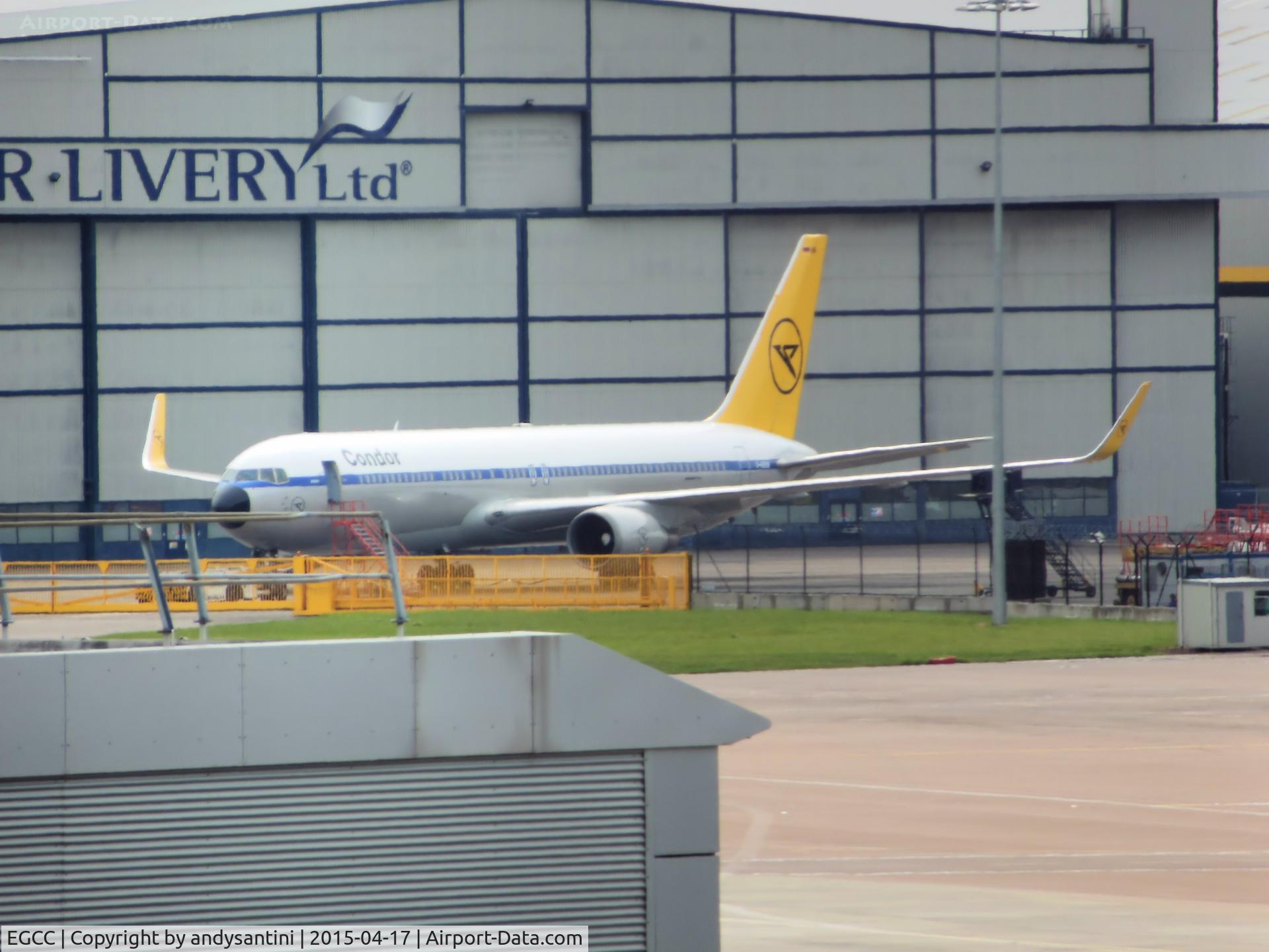 Manchester Airport, Manchester, England United Kingdom (EGCC) - CFG B767 outside the air livery hanger 
