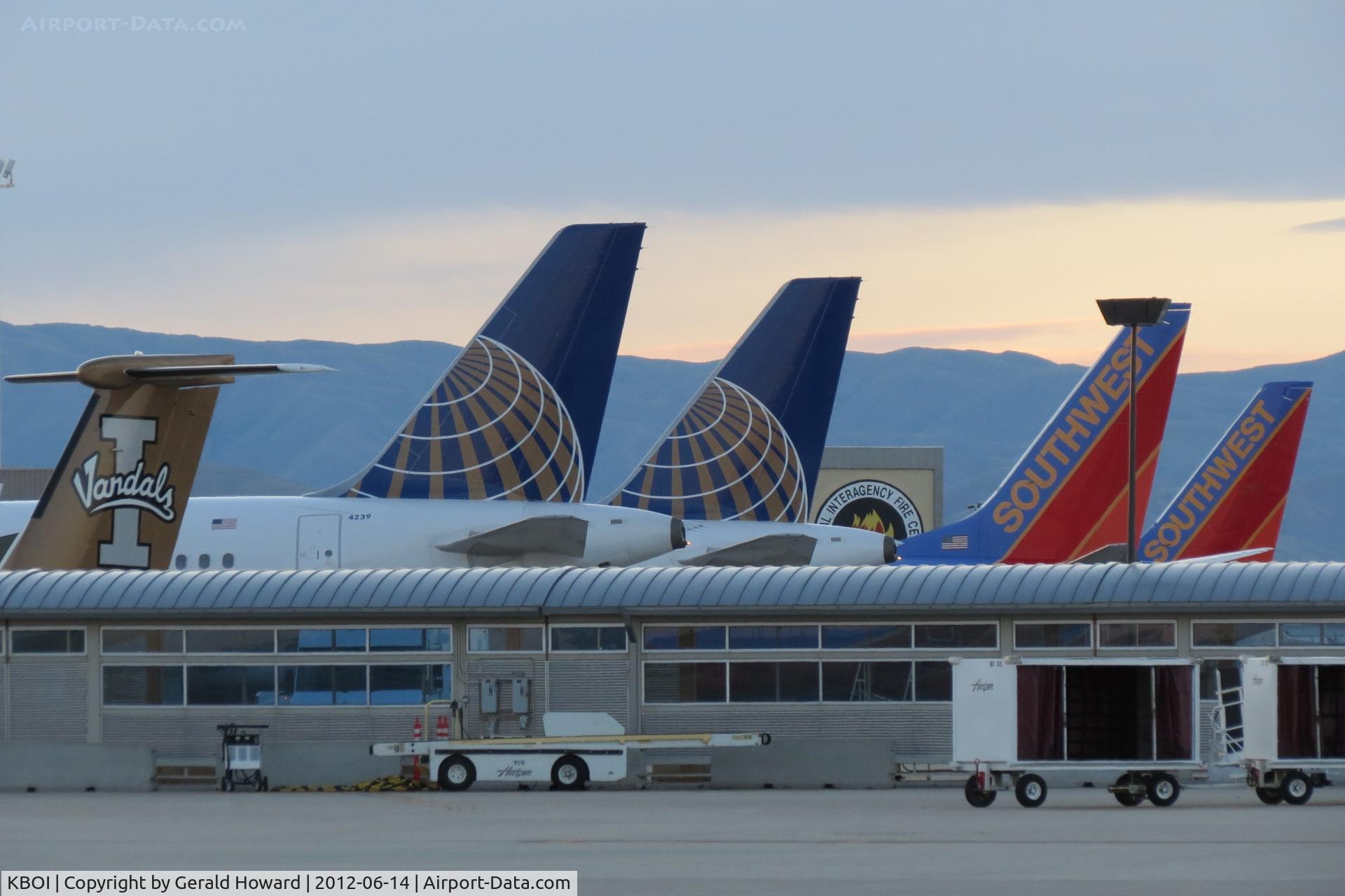 Boise Air Terminal/gowen Fld Airport (BOI) - Early morning, south side Concourse B.