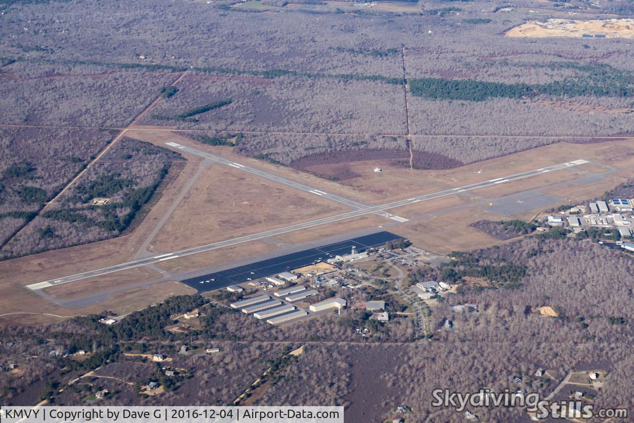 Marthas Vineyard Airport (MVY) - Martha's Vineyard aerial