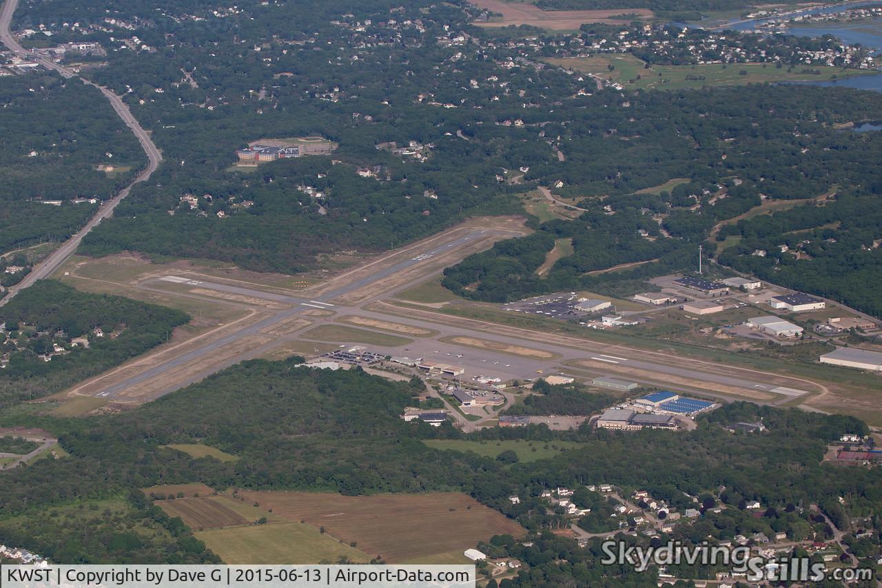 Westerly State Airport (WST) - Westerly aerial