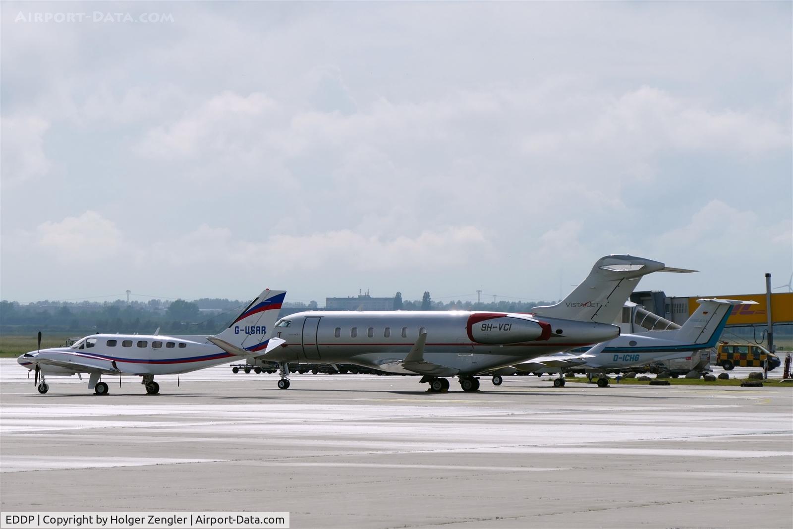 Leipzig/Halle Airport, Leipzig/Halle Germany (EDDP) - Pretty crowded apron 1 east....