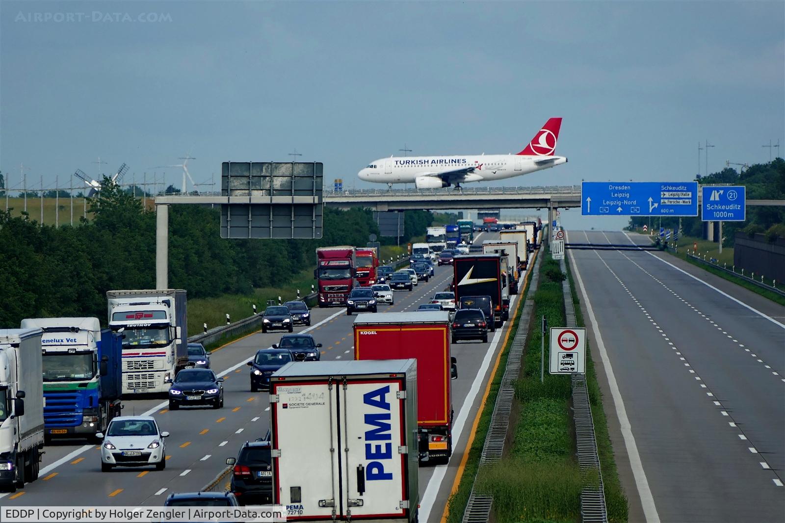 Leipzig/Halle Airport, Leipzig/Halle Germany (EDDP) - On taxi to rwy 26R...