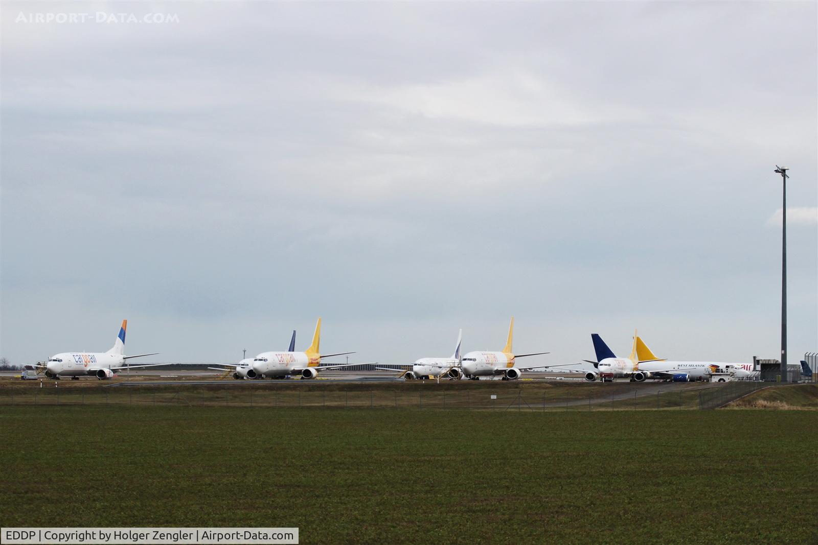 Leipzig/Halle Airport, Leipzig/Halle Germany (EDDP) - At weekends apron 2 is home of small freighters at LEJ....