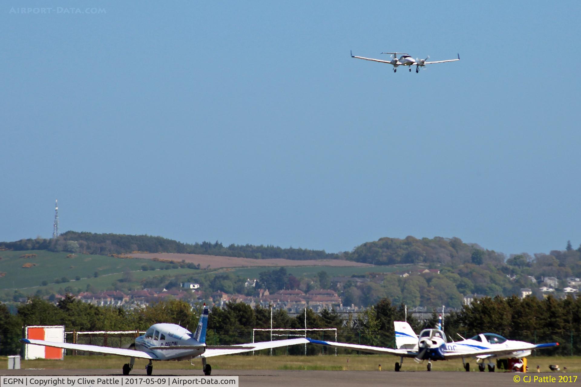 Dundee Airport, Dundee, Scotland United Kingdom (EGPN) - Busy Dundee apron