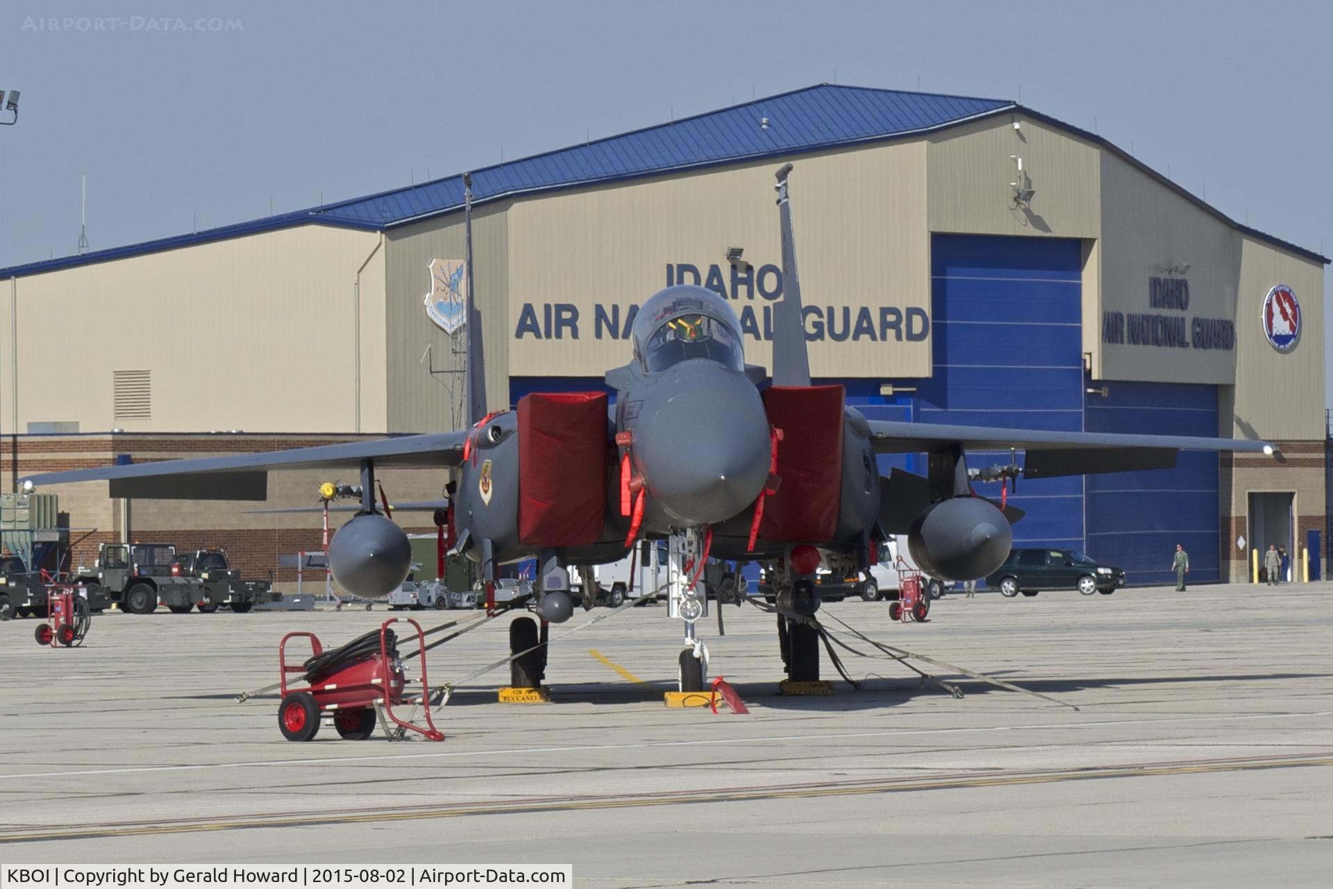 Boise Air Terminal/gowen Fld Airport (BOI) - F-15SG from the 428th Fighter Sq., Royal Singapore Air Force.