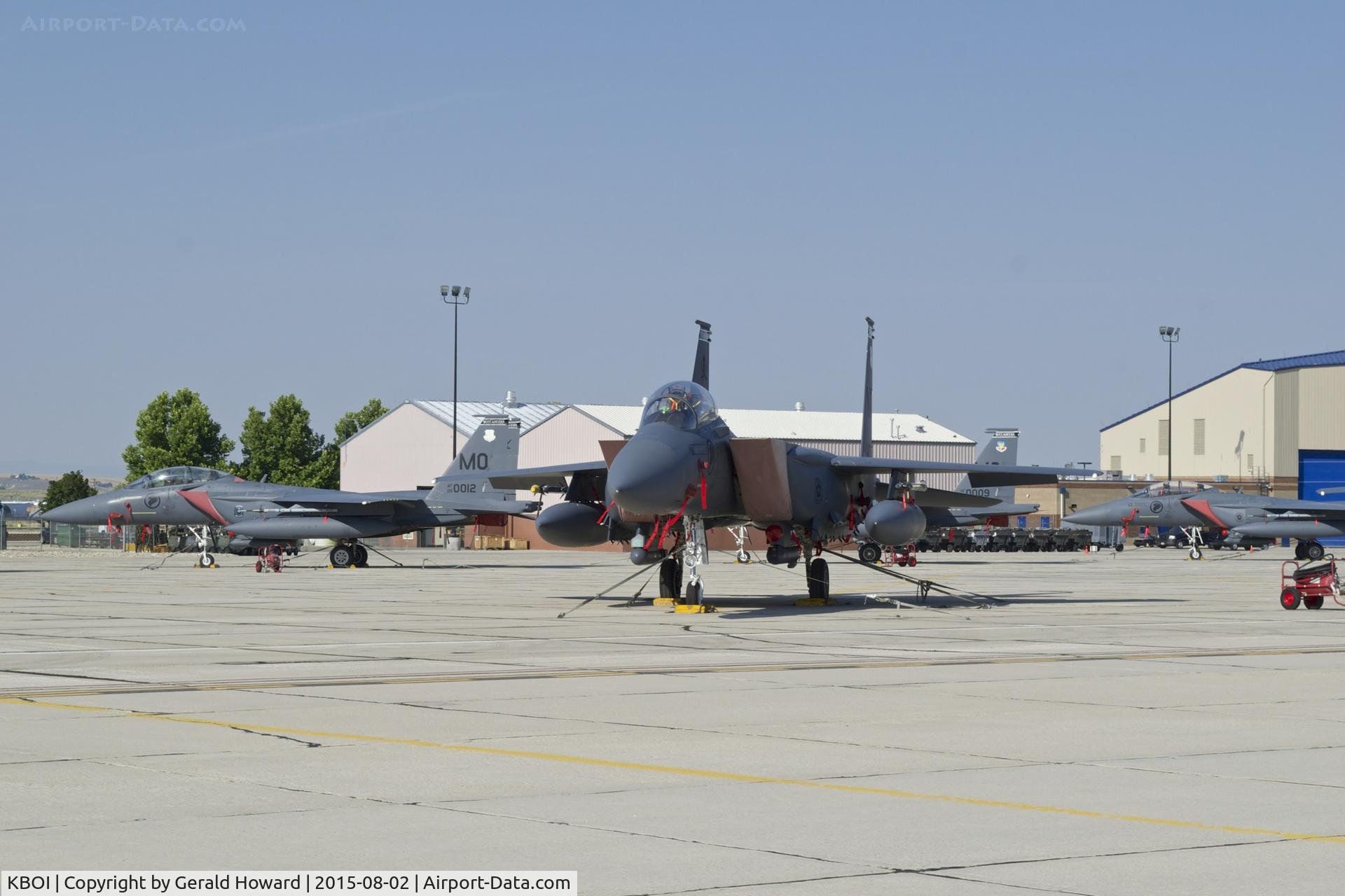 Boise Air Terminal/gowen Fld Airport (BOI) - F-15SGs from the 428th Fighter Sq., Royal Singapore Air Force.