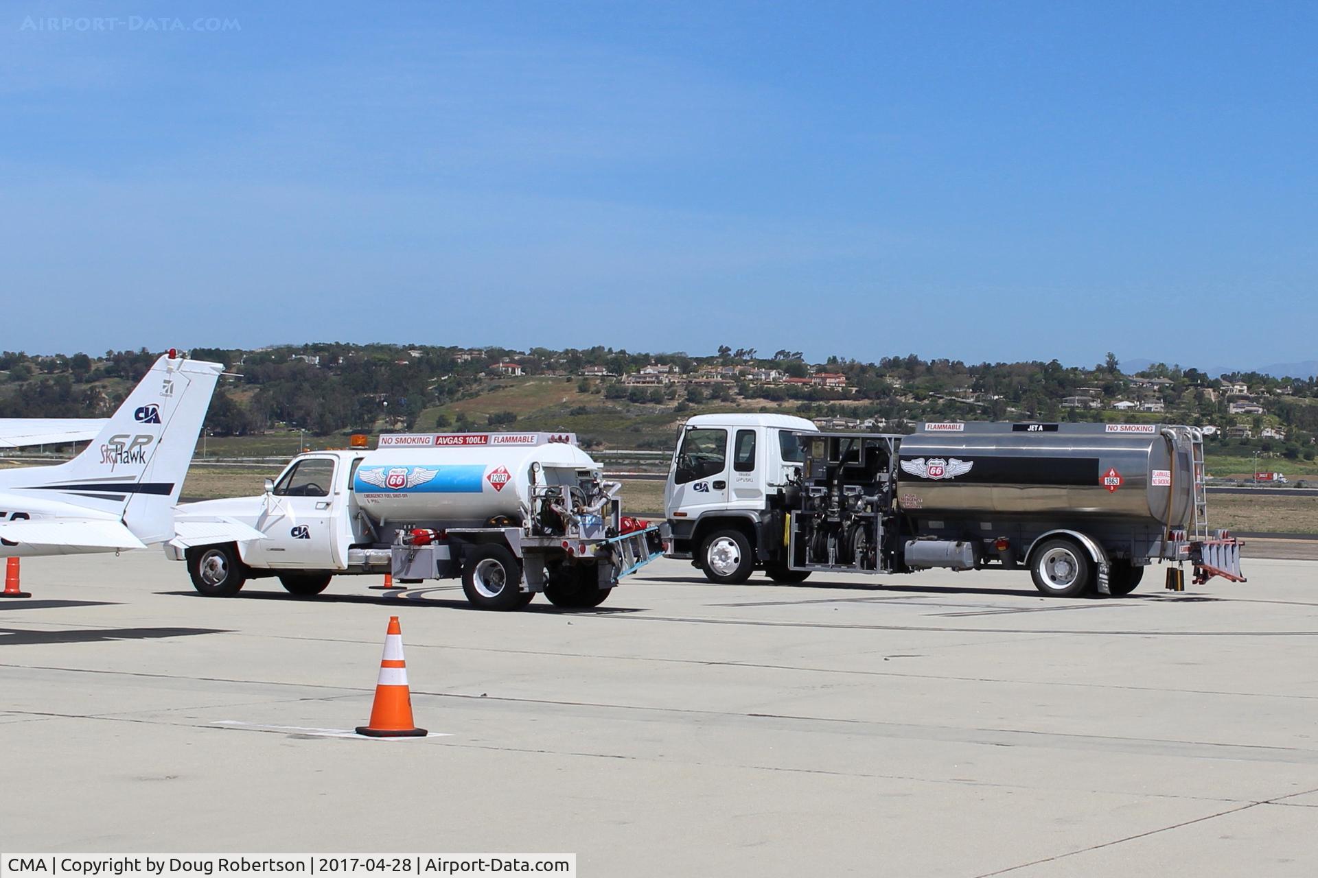 Camarillo Airport (CMA) - Busy 100LL Fuel Trucks, at AOPA-FLY-IN