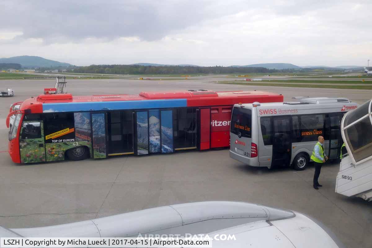 Zurich International Airport, Zurich Switzerland (LSZH) - Separate bus for business class passengers