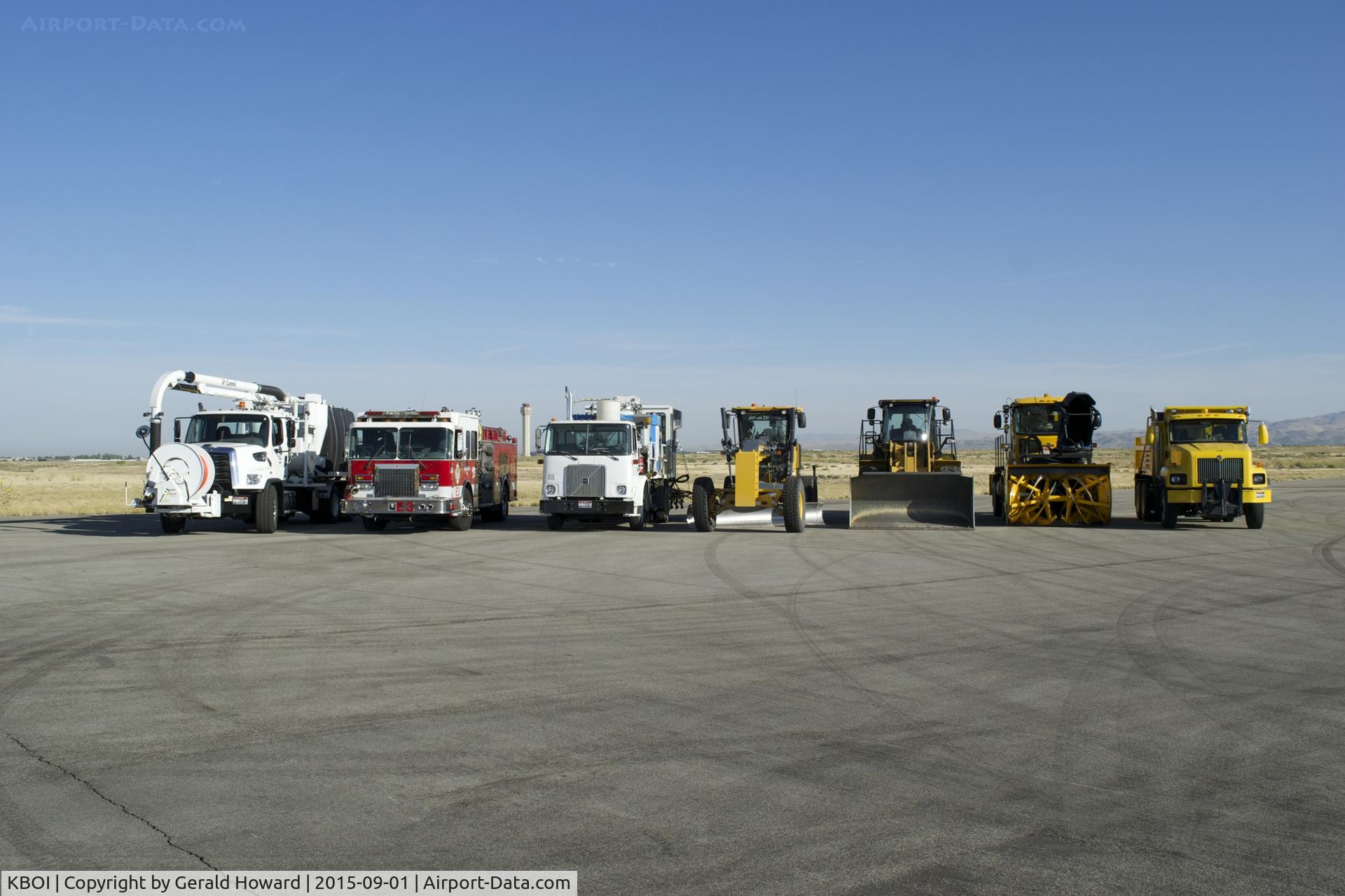 Boise Air Terminal/gowen Fld Airport (BOI) - Some of the vehicles used on the airport.