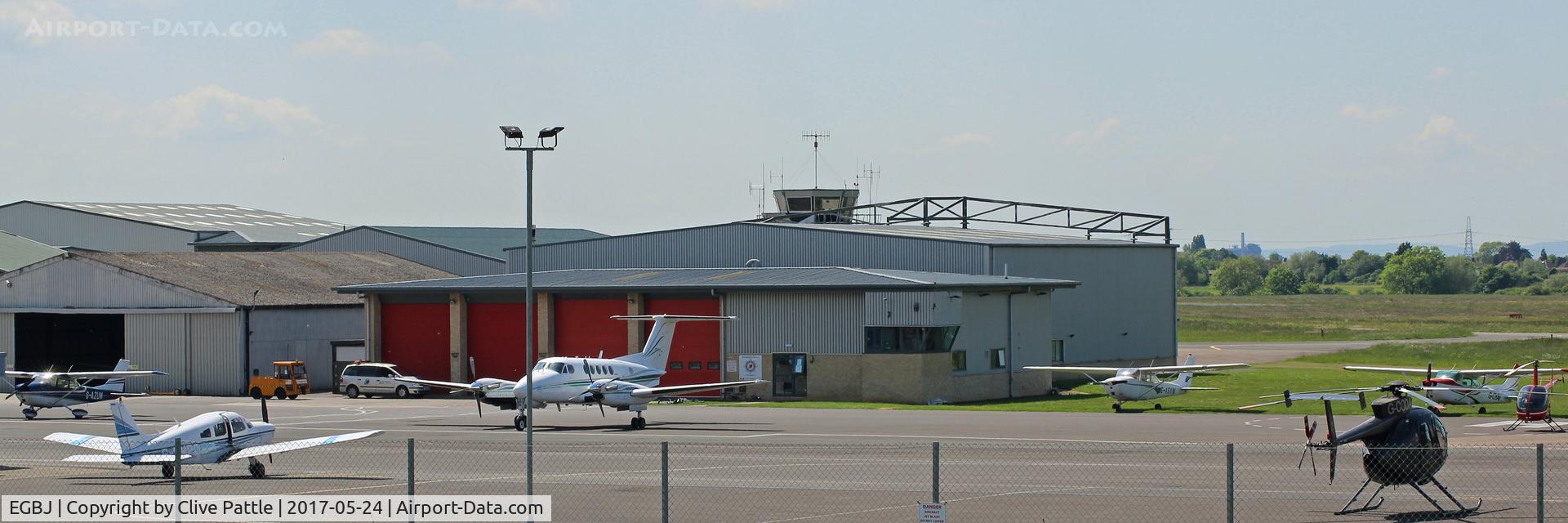 Gloucestershire Airport, Staverton, England United Kingdom (EGBJ) - Airfield view at Gloucester/Staverton