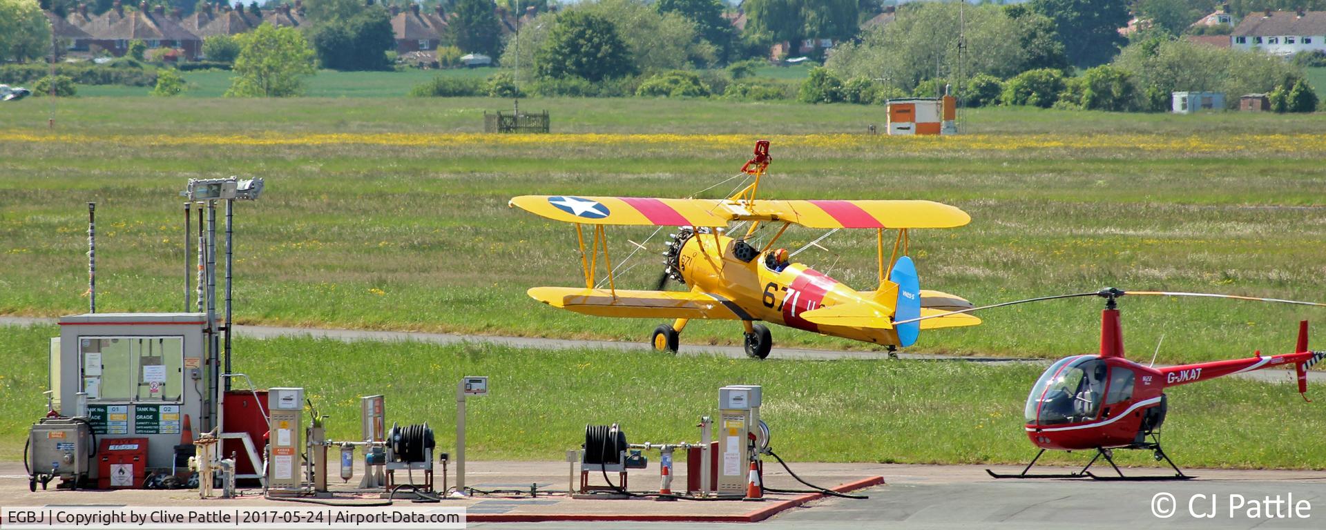 Gloucestershire Airport, Staverton, England United Kingdom (EGBJ) - Refuelling area - Airfield view at Gloucester/Staverton