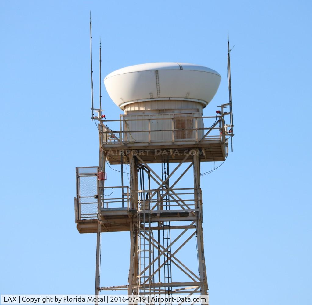 Los Angeles International Airport (LAX) - old school radar tower said to be back from WWII era