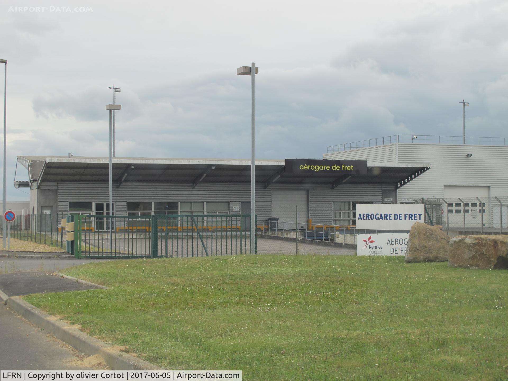 Rennes Airport, Saint-Jacques Airport France (LFRN) - On the other side of the runway, you can find the logistic center
