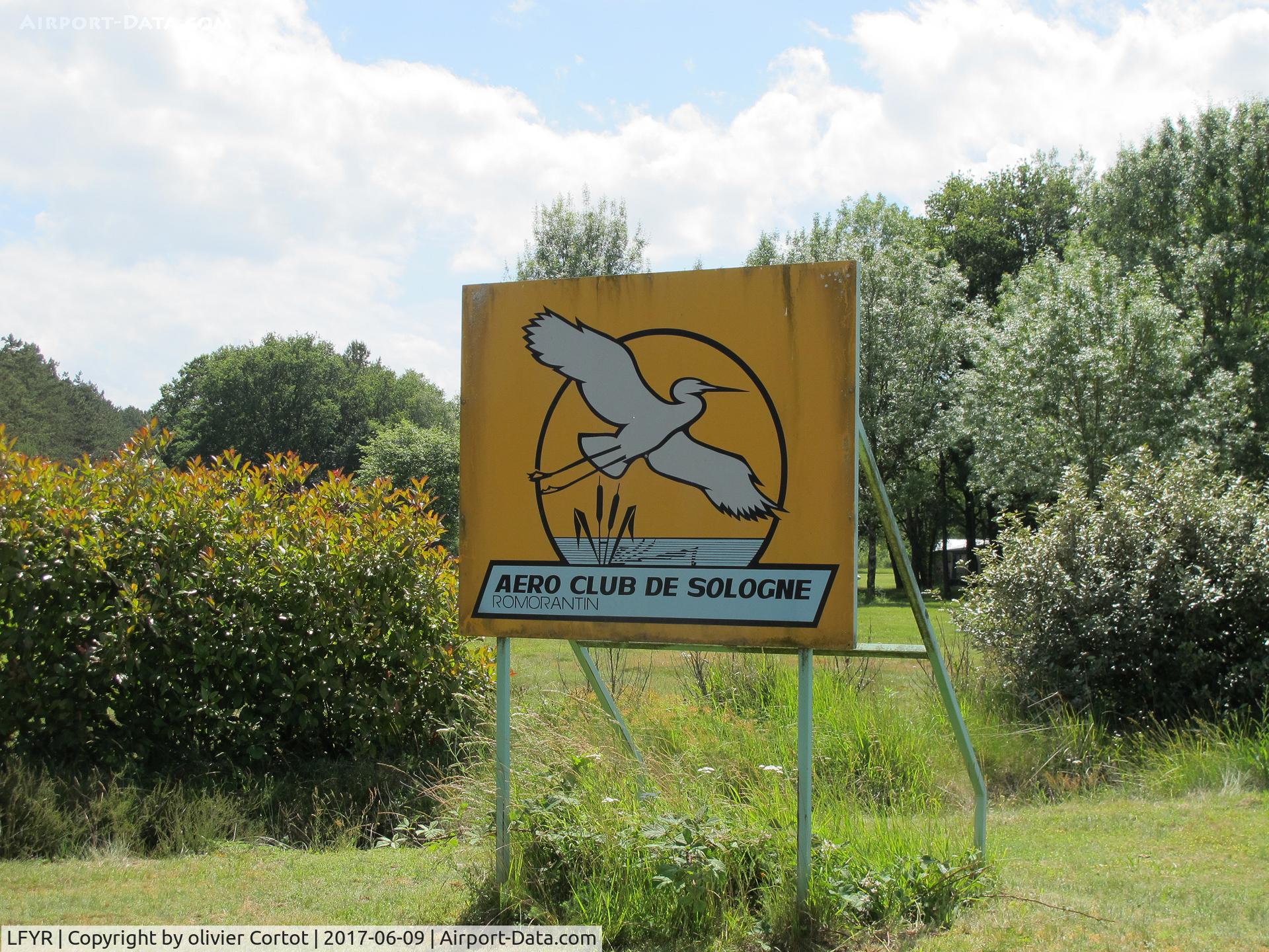Romorantin Pruniers Airport, Romorantin France (LFYR) - welcome to romorantin