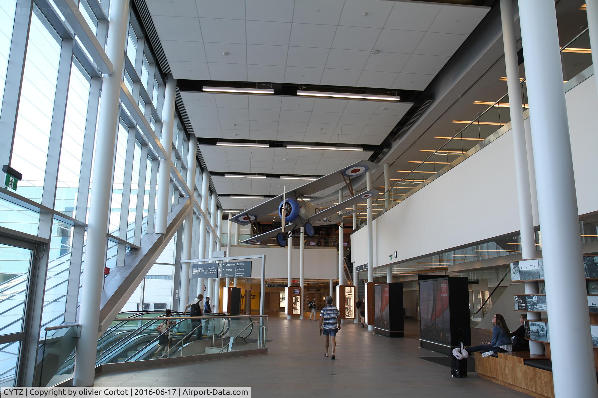 Toronto City Centre Airport, Toronto, Ontario Canada (CYTZ) - the biplane is a replica