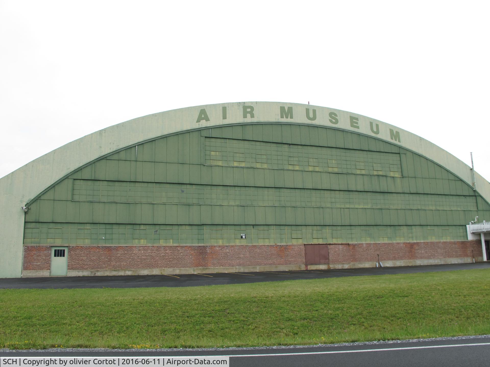 Schenectady County Airport (SCH) - The air museum hangar