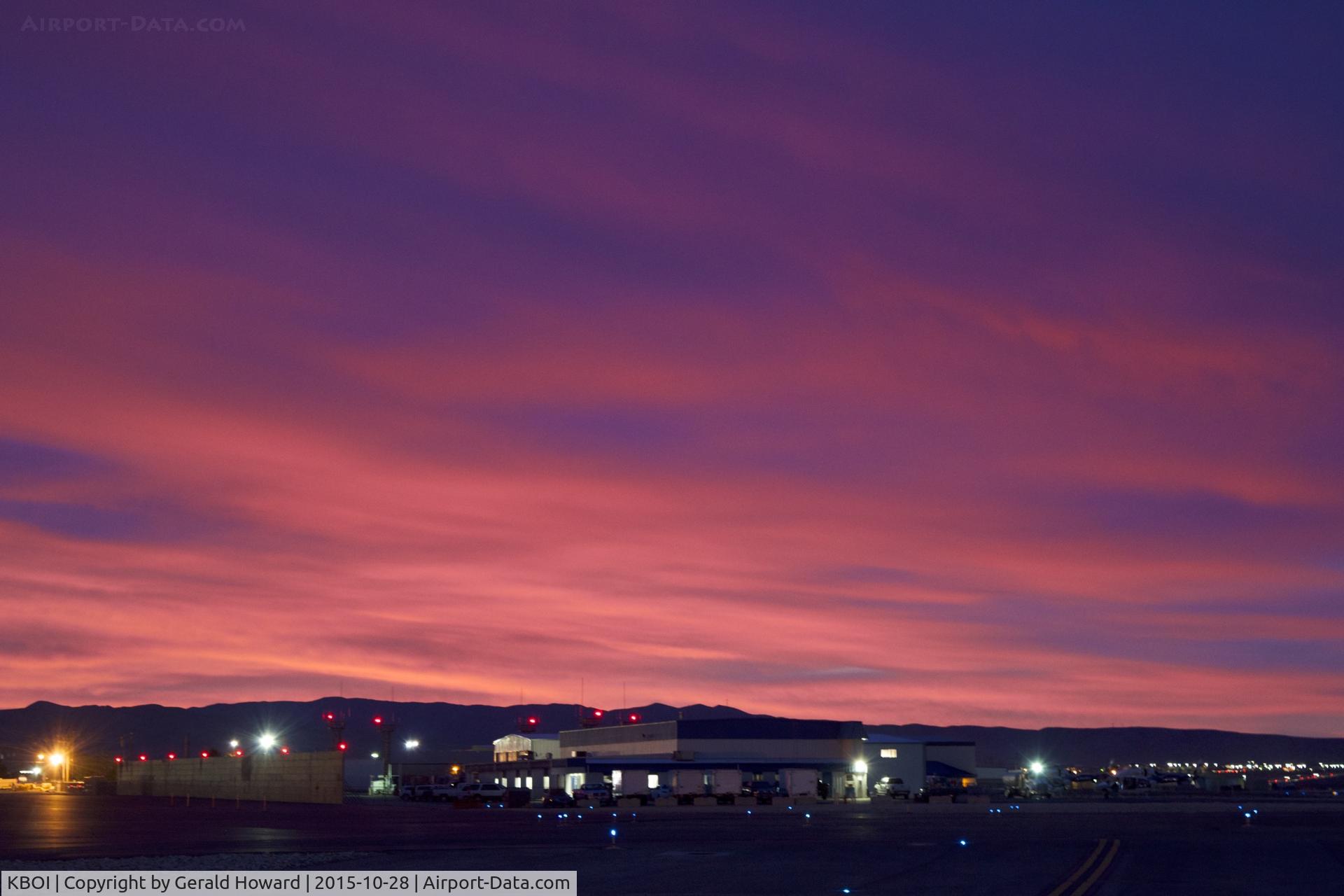 Boise Air Terminal/gowen Fld Airport (BOI) - Early morning at the airport.