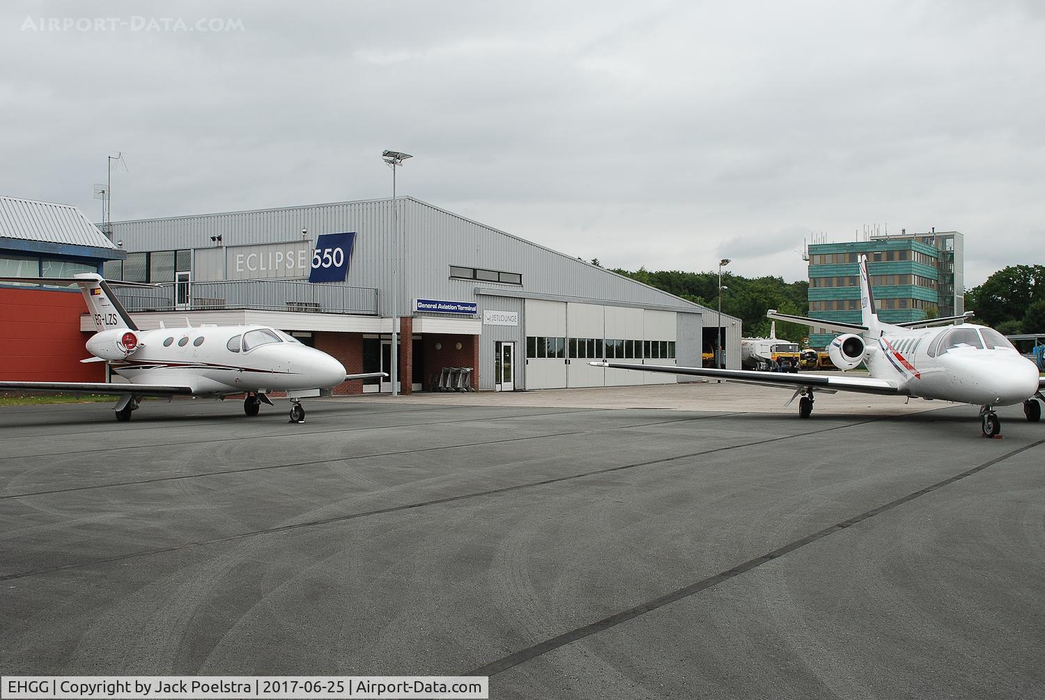 Groningen Airport Eelde, Eelde Netherlands (EHGG) - The General aviation terminal of Ground Ace at Groningen airport