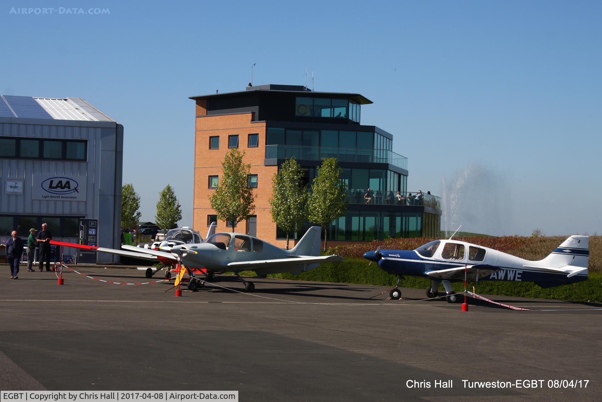 Turweston Aerodrome Airport, Turweston, England United Kingdom (EGBT) - Turweston's new tower and cafe