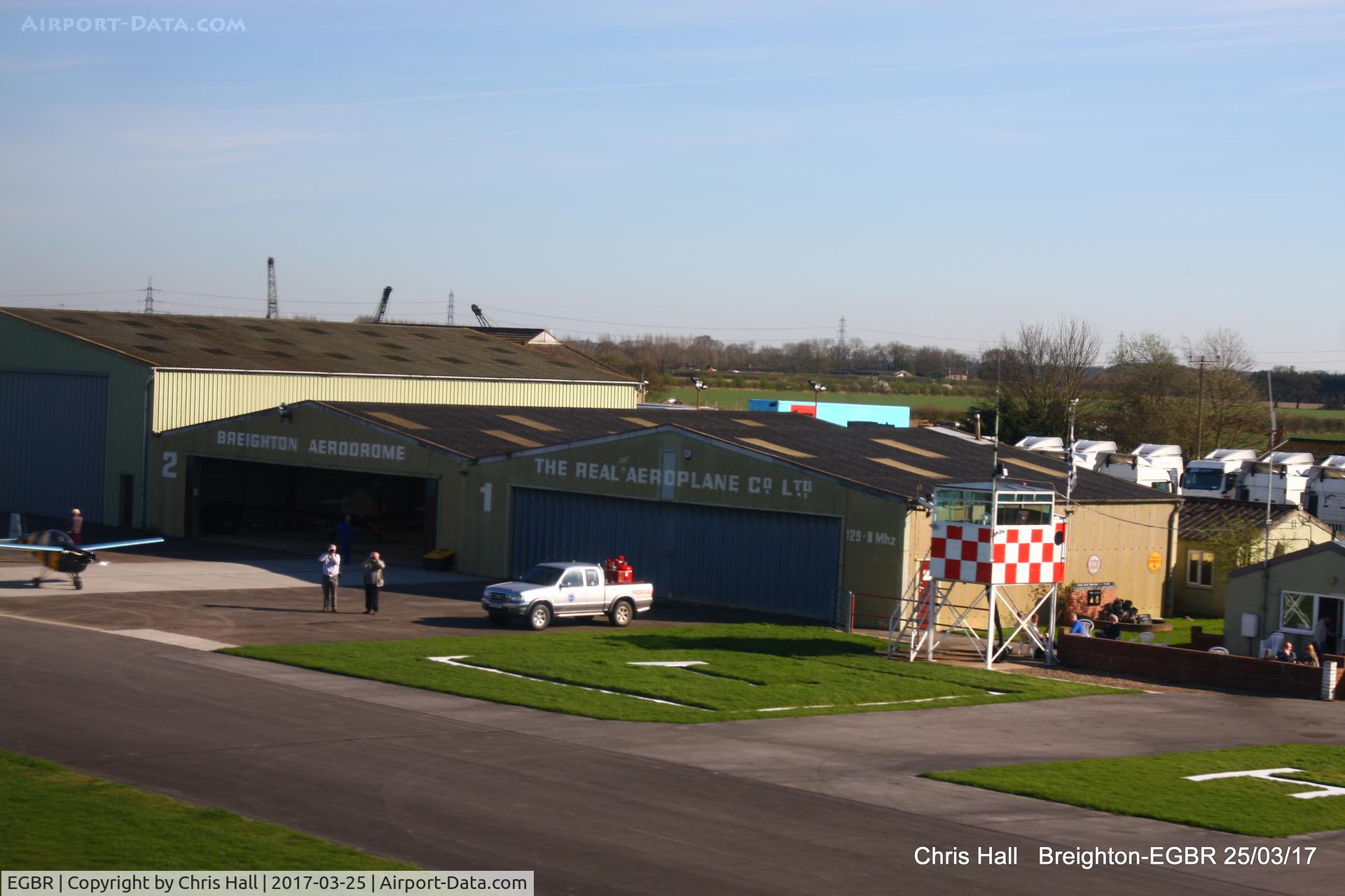 EGBR Airport - departing from Breighton in Piper PA-15 Vagabond G-BRPY