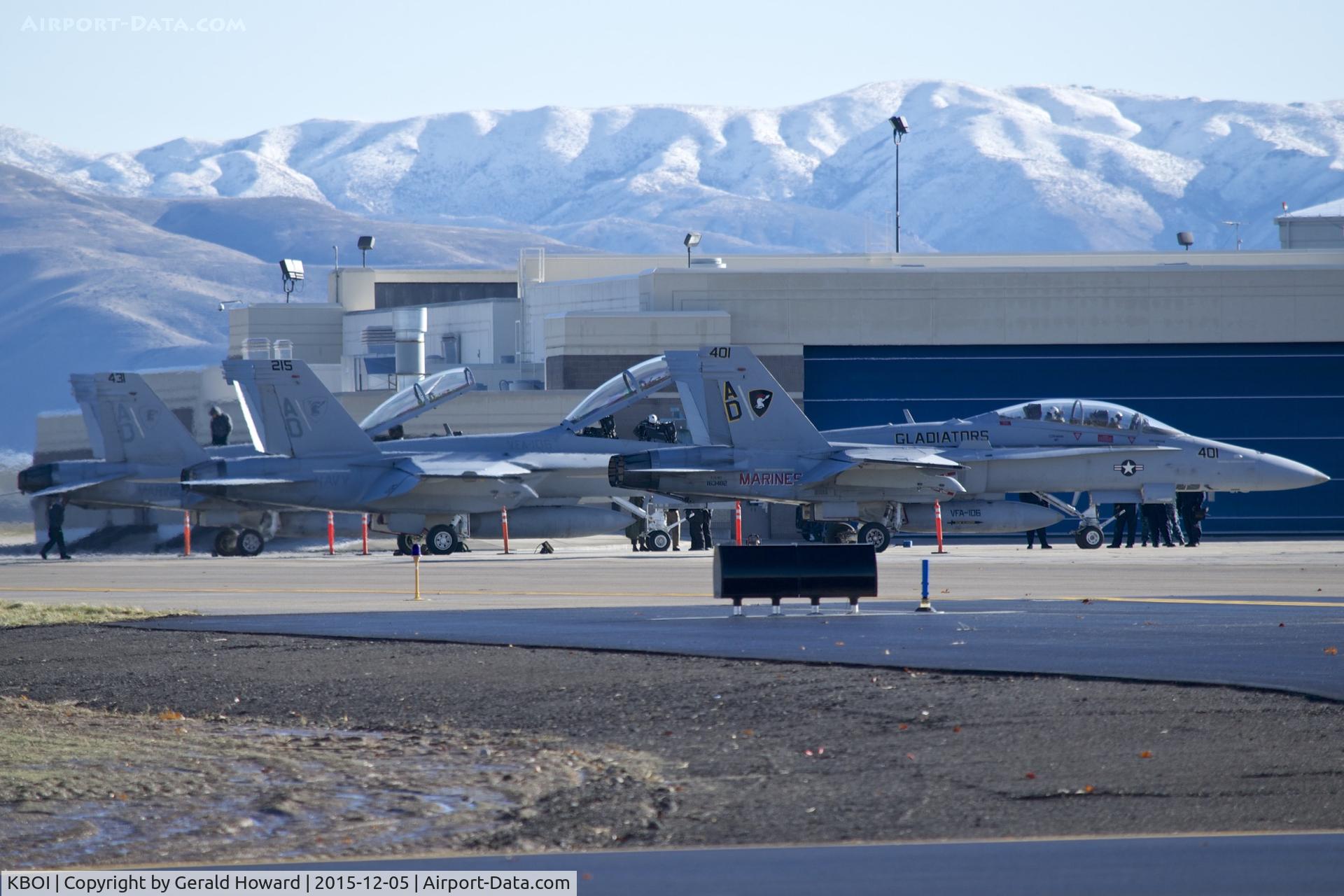 Boise Air Terminal/gowen Fld Airport (BOI) - F/A-18Ds from VFA-106 