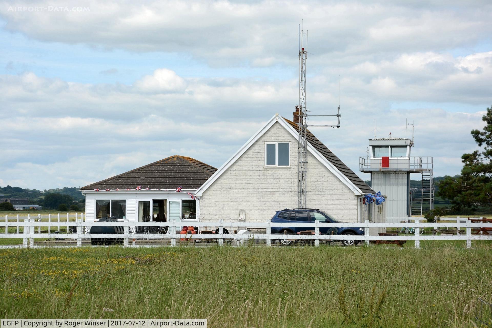 Pembrey Airport, Pembrey, Wales United Kingdom (EGFP) - Amelia's Tearoom, flight office and control tower