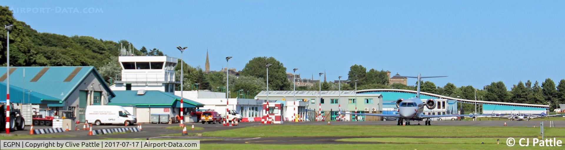 Dundee Airport, Dundee, Scotland United Kingdom (EGPN) - Dundee apron and terminal