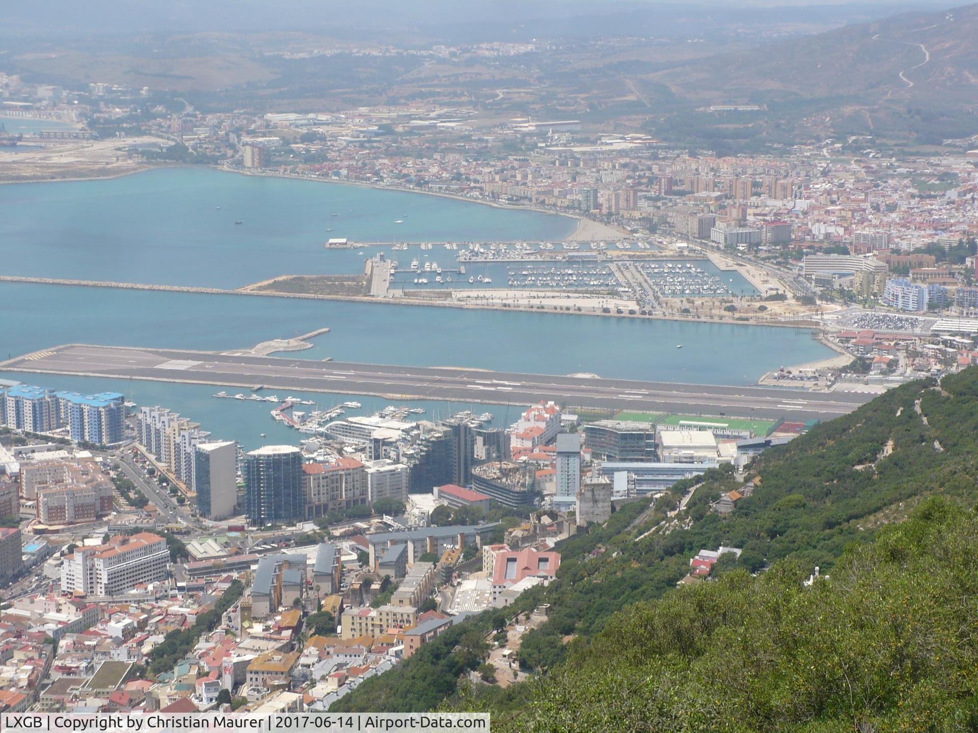 Gibraltar Airport, Gibraltar Gibraltar (LXGB) - Gibraltar runway