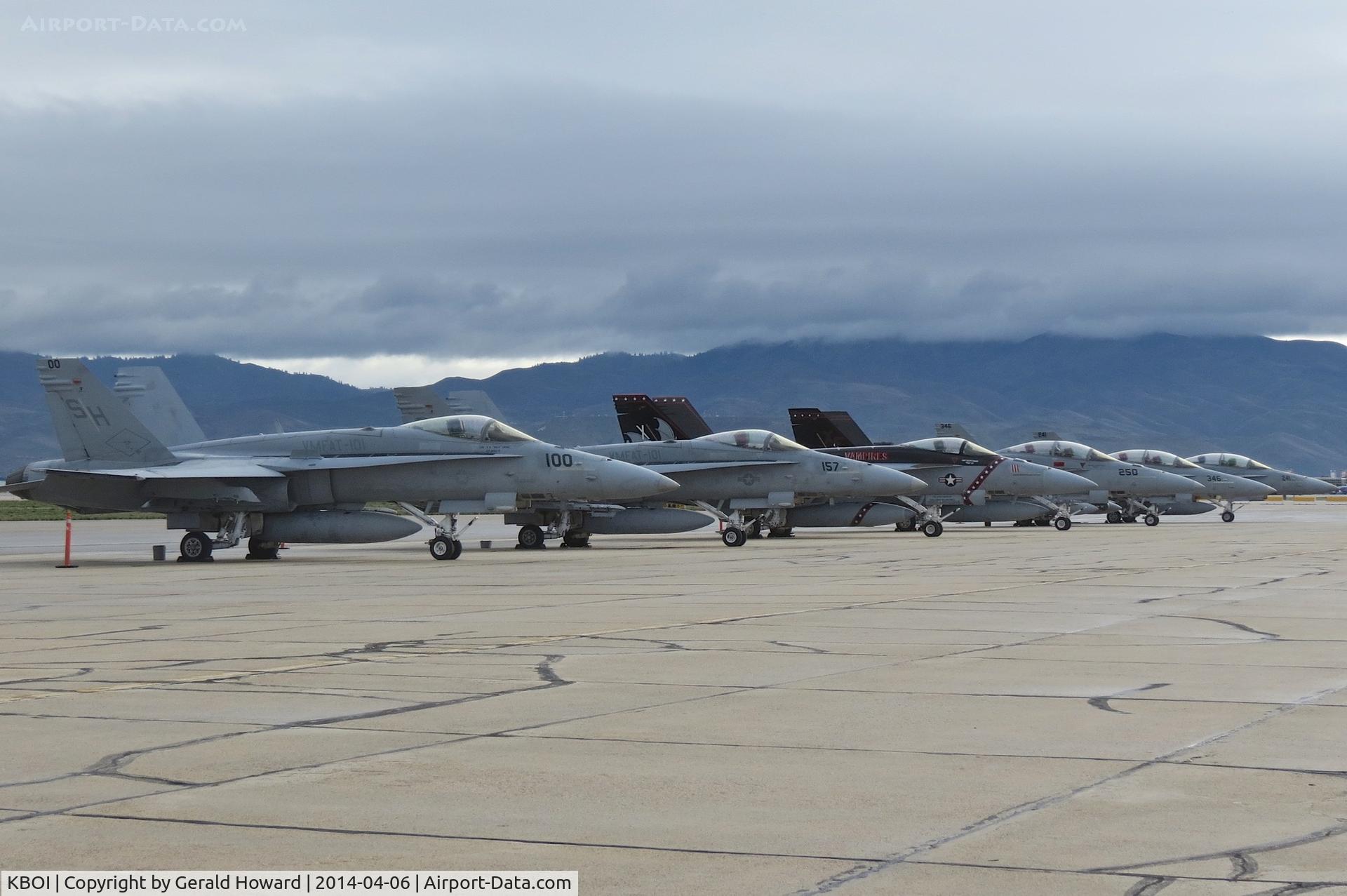 Boise Air Terminal/gowen Fld Airport (BOI) - F/A-18s from VMFAT-101 